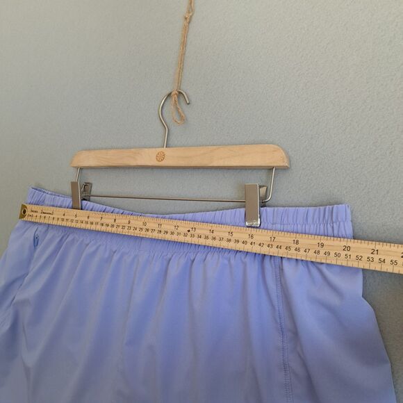 Athleta Hustle 3 Shorts Periwinkle Purple Women’s Size 2X Running Activewear - Picture 4 of 12